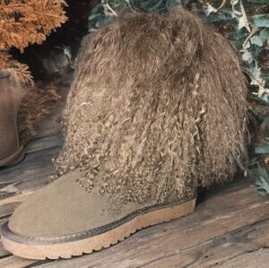Cape Robbin Brown Fur Winter Boots